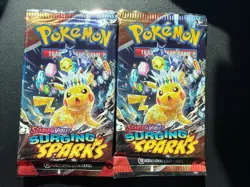 Pokemon TCG Scarlet & Violet Surging Sparks Booster Pack Random Art 2 Packs - Image 1