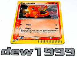 98/97 Charmander Secret Rare Holographic Pokemon Dragon Heavily Played UNGRADED - Image 4