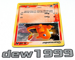 98/97 Charmander Secret Rare Holographic Pokemon Dragon Heavily Played UNGRADED - Image 5