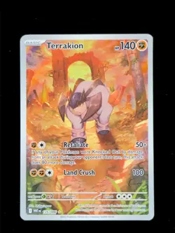 Terrakion 135 Pokemon White Flare (WHT) 2025 NM 🔥🔥🔥 - Image 1