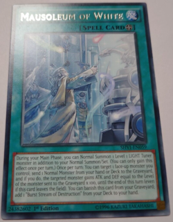 Yugioh Mausoleum of White - Rare - SHVI-EN059 - 1st Edition - NM - Image 5