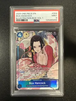 Boa Hancock Illustration Box Vol.1 ST17-004 One Piece Promo Cards Foil PSA 9 JL - Image 1