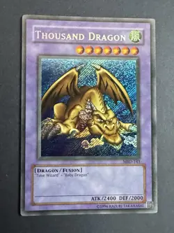Thousand Dragon MRD-143 Unlimited Yu-Gi-Oh Secret Rare Card LP - Image 1