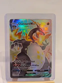 Custom Fan Art Charizard Vmax Black High Quality Custom Card Foil Finish - Image 3