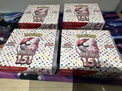 4 Japanese EMPTY Pokemon 151 Booster Boxes - Great for Display - NO CARDS - Image 2