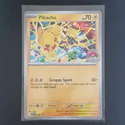 Pikachu Promo 2025 World Championships SVP EN 225 Pokemon TCG Card Worlds - Image 1