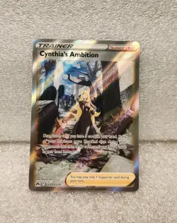 Cynthia’s Ambition GG60/GG70 Galarian Gallery Pokemon Card Crown Zenith NM - Image 1