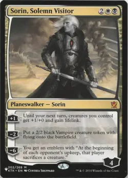 Sorin, Solemn Visitor M The List Reprints 202/269 - LP MTG - Image 1