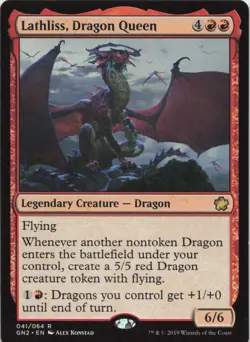 Lathliss, Dragon Queen R Magic Game Night 2019 41 - LP MTG - Image 1