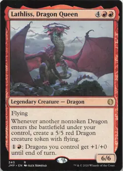 Lathliss, Dragon Queen R Jumpstart 340 - LP MTG - Image 1