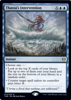 Thassa's Intervention NM/M* Theros Beyond Death ENGLISH 072/254 mtg -UnltdCards - Image 1