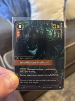 Riftbound Origins Deadbloom Predator Epic Foil 161/298 - Image 1