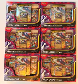 6x Pokemon TCG Mega Latias Ex Box Collection I Brand New & Sealed - Image 1