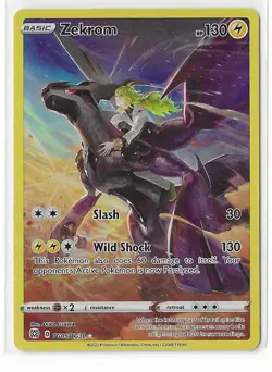 Zekrom TG05/TG30 Character Rare NM English Pokemon Brilliant Stars IR - Image 1