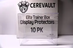 Pokemon Elite Trainer Box Case .50mm - ETB Protector Case 10 pack *Cases Only* - Image 1