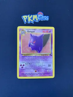 Pokemon TCG Gengar Fossil 20/62 Regular Rare LP. - Image 1