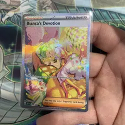 Bianca's Devotion NM SIR Temporal Forces 209/162 Pokemon TCG INK dot error - Image 2