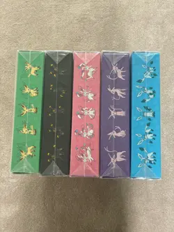 Pokemon S-Chinese Eevee GX 5 Gift Box Glaceon Leafeon Umbreon Sylveon Espeon UK - Image 3
