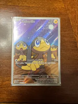 Pokemon TCG Mega Evolution Helioptile 143/132 Illustration Rare Near Mint - Image 1