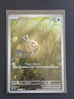 Feebas 198/191 Illustration Rare Surging Sparks Near Mint Condition Pokemon TCG - Image 1