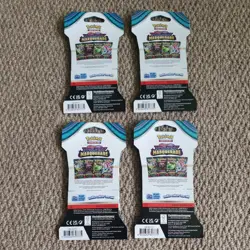 Pokemon Twilight Masquerade Sleeved Booster Pack X 4 Art Set New & Sealed - Image 2