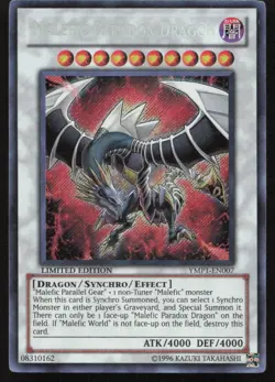 Yu-Gi-Oh TCG #YMP1-EN007 Malefic Paradox Dragon Secret Rare - Image 1
