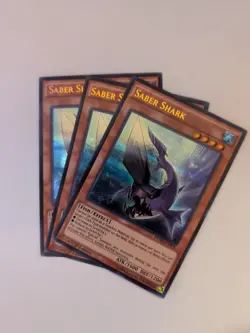 Yugioh! Saber Shark DUSA-EN004 x3 Playset Ultra Rare 1st Edition NM - Image 1