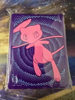 Pokemon TCG Card Sleeves (65 Per Pack) ETB - Brand New - Fusion Strike Mew - Image 1