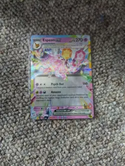 Espeon Ex 034/131 Scarlet & Violet Prismatic Evolutions Card Pokemon Foil Holo - Image 1