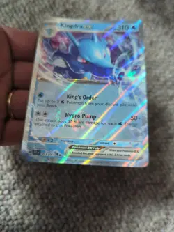 Pokemon Kingdra ex Card 012/064 Shrouded Fable Holo Star Foil Double Rare - Image 1