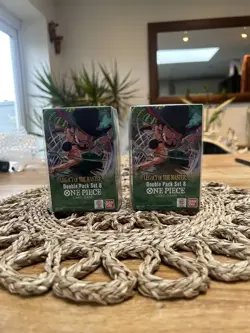 One Piece Card Game: [DP08] Double Pack Set 8: Legacy of the Master sealed x2!! - Image 1