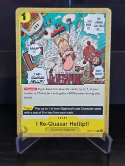 One Piece Card Game - I Re-Quasar Helllp!! (Pre-Release) OP07-115 - NM - Image 1