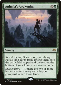 1 x Animist's Awakening - Magic Origins - LP - MTG - Image 1