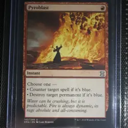 WOTC MTG Eternal Masters Pyroblast (U) NM - Image 1
