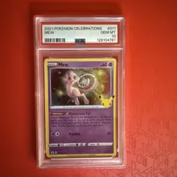 PSA 10 HOLO MEW 011/025 POKEMON CELEBRATIONS 2021 LOW POP - Image 1