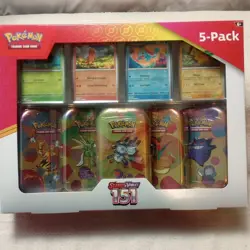 Pokemon TCG: Scarlet & Violet 151 Mini Tins 5 Pack, Sealed Box NEW - Image 1