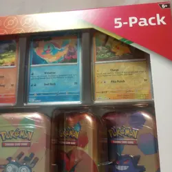 Pokemon TCG: Scarlet & Violet 151 Mini Tins 5 Pack, Sealed Box NEW - Image 4