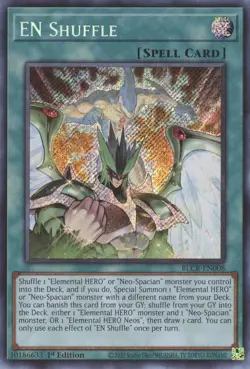 Yu-Gi-Oh! EN Shuffle Secret Rare BLCR-EN008 NM - Image 1