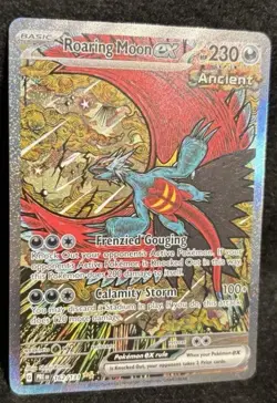 Pokemon TCG Roaring Moon EX Prismatic Evolutions Card 162/131 SIR NM - Image 1