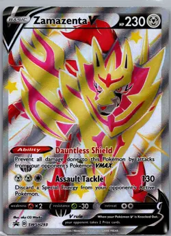 Zamazenta V SWSH293 - Black Star Promo - Pokemon Card - NM - Image 1