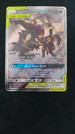 Umbreon & Darkrai GX SM241 Tag Team Black Star Promo 2020 Pokemon Card NM - Image 1
