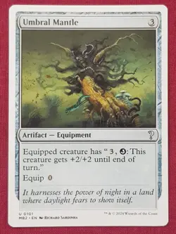 Magic The Gathering MYSTERY BOOSTER 2 MB2 UMBRAL MANTLE artifact card MTG - Image 1