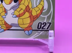 Sandshrew Pokemon Anime Mini Card Nintendo very rare Japanese Japan No.027 F/S - Image 4