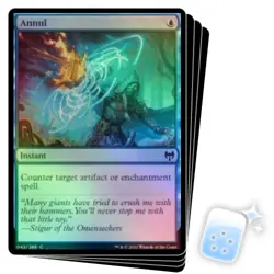 FOIL ANNUL X4 Kaldheim KHM Magic MTG MINT CARD - Image 1