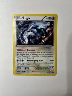Lugia Cracked Ice Holo 78/124 - XY Fates Collide Pokemon TCG Card - Legendary MP - Image 1
