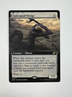 Anticausal Vestige #317 Extended Art Rare MTG Edge of Eternities - Image 1