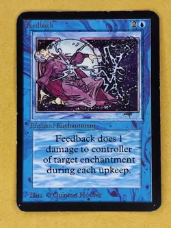 Feedback Alpha Ex- MTG Magic VINTAGE - Image 1