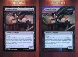 Thief of Blood *Magic Altered Hand Painted Extended Borderless Art* MTG by Erich - Image 2
