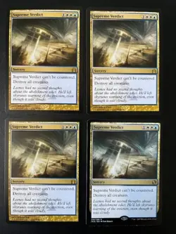 MTG- Supreme Verdict x4 - Image 1