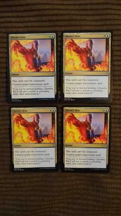 Magic: the Gathering / MtG Dovin's Veto x4 War of the Spark - Image 1